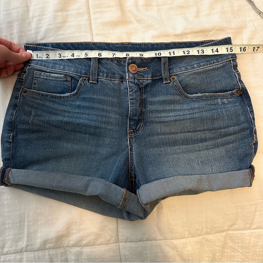 Denim shorts